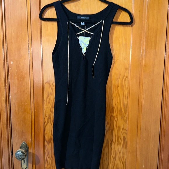 2/$15 NWT Forever 21 dress with rhinestones size medium. - Picture 2 of 6